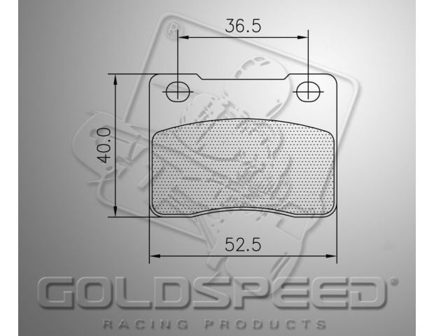 Jeu de plaquettes de frein Goldspeed Wildkart pour