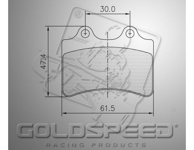 Jeu de plaquettes de frein Goldspeed Type Haase Runner