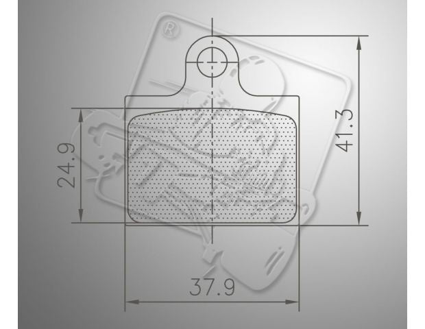 Jeu de plaquettes de frein Goldspeed Type EKS pour