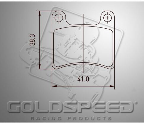 Goldspeed remblokset IPK/ Intrepid avant