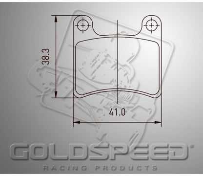 Goldspeed remblokset IPK/ Intrepid avant