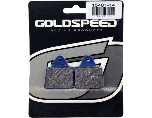 Jeu de plaquettes de frein Goldspeed Type LenzoKart avant / mini arrière