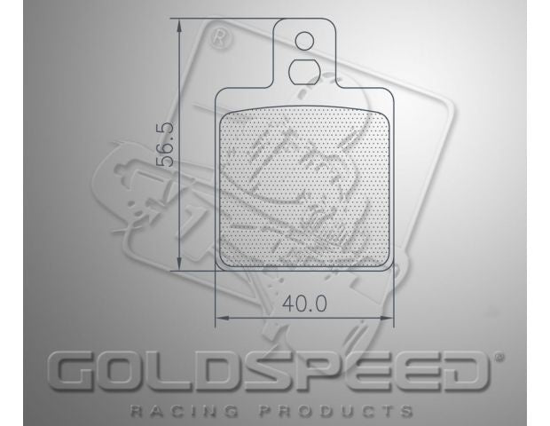 Jeu de plaquettes de frein Goldspeed Brembo / Sodi Kart