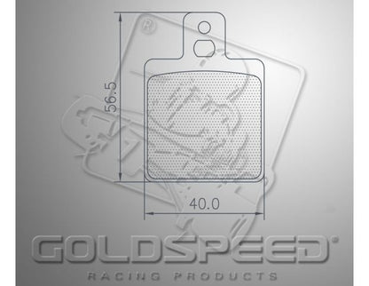 Jeu de plaquettes de frein Goldspeed Brembo / Sodi Kart
