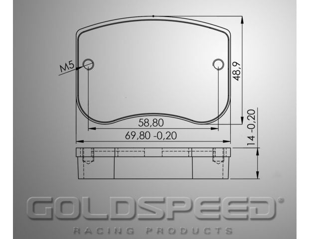 Ensemble de rembobinages Goldspeed DINO-CAROLI TYPE LOCATION ARRIÈRE (COMPOSÉ DE LOCATION) 2PCS