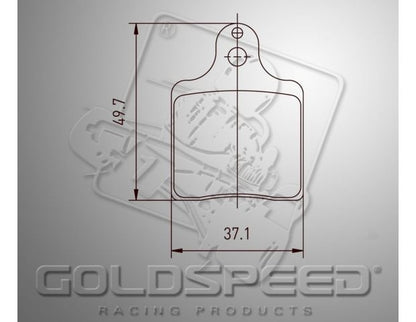 Ensemble de remblok Goldspeed INTREPID EVO-3 TYPE FRONT