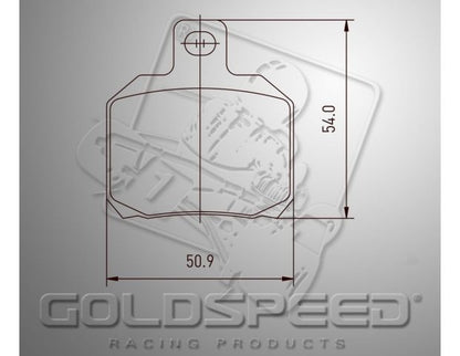 Ensemble de remblok Goldspeed CRG TYPE > 03 ARRIÈRE (14184) 