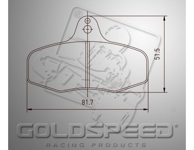 Ensemble de remblok Goldspeed INTREPID EVO 3 TYPE ARRIÈRE