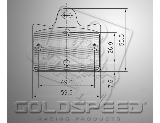 Ensemble de remblok Goldspeed PCR TYPE ARRIÈRE