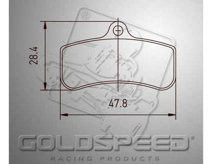 Ensemble de remblok Goldspeed PCR TYPE FRONT