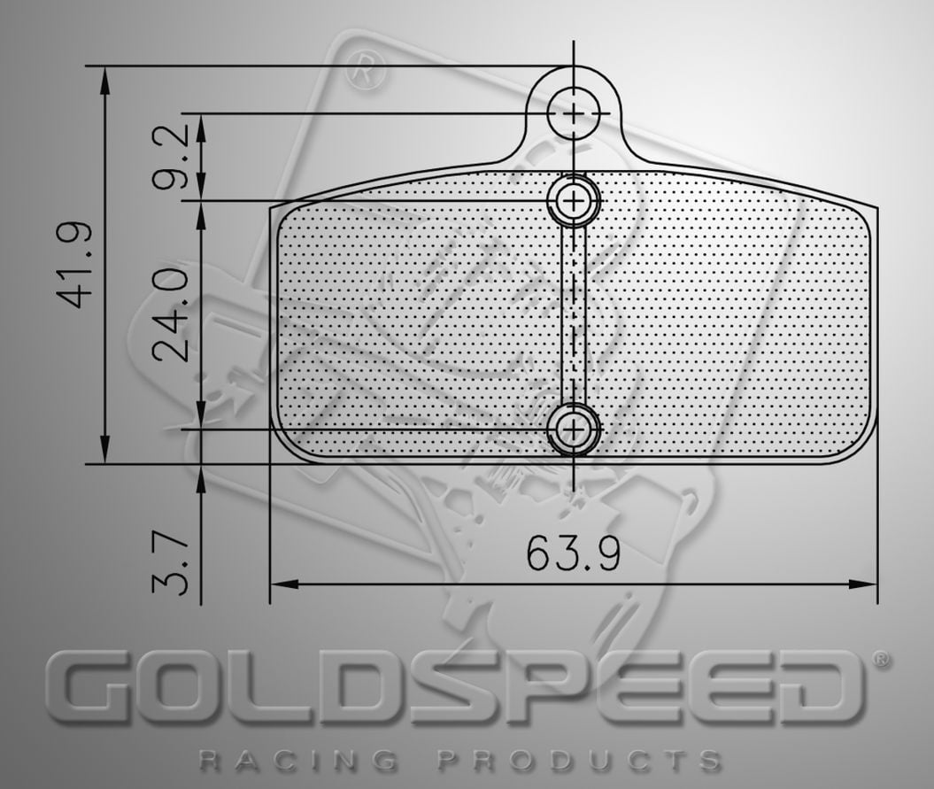 Ensemble de remblok Goldspeed TYPE SODI ARRIÈRE