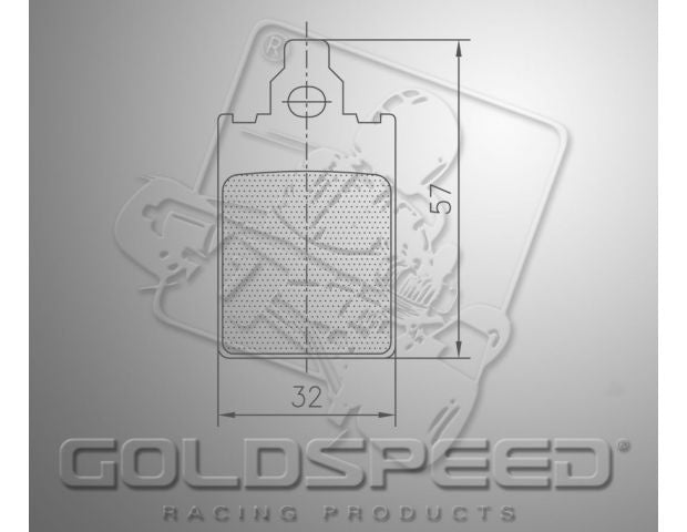 Ensemble de remblok Goldspeed TYPE DINO AVANT