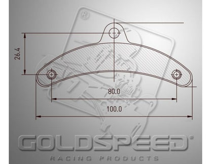 Jeu de plaquettes de frein Goldspeed BIREL TYPE > 01 AVANT (14185) 