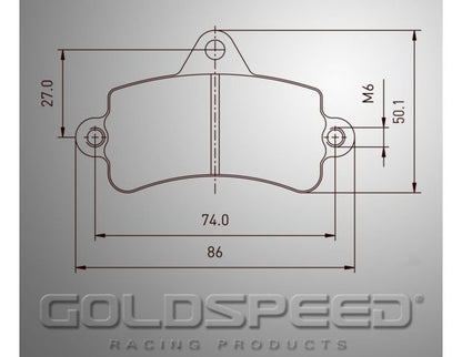 Jeu de poulies à courroie Goldspeed ZIP LIGHTNING HYDR-TOPKART TYPE