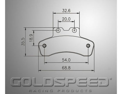 Coffret de remblok Goldspeed MADDOX-GILLARD TYPE FRONT