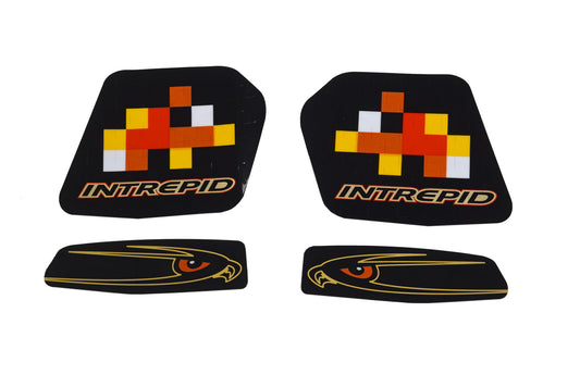 Autocollants de réservoir pour mini-kart Intrepid