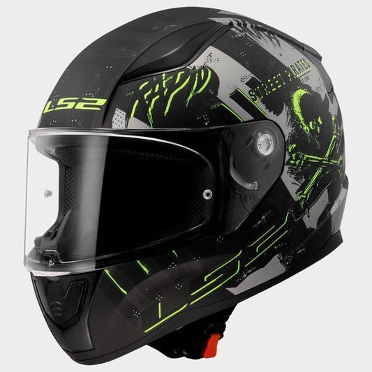LS2 FF353 Rapid II Pirates Titane mat
