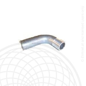 Tuyau d'eau coudé Rotax Max en aluminium