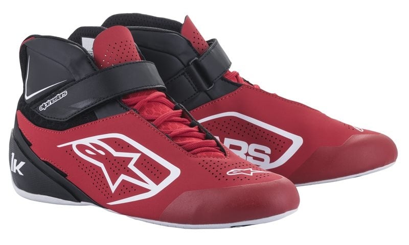 Chaussures Alpinestars Tech 1 K V2 Rouge/noir/blanc