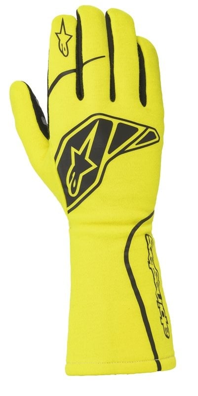 Gants Alpinestars Tech 1 Start V2 FIA jaune fluo/noir