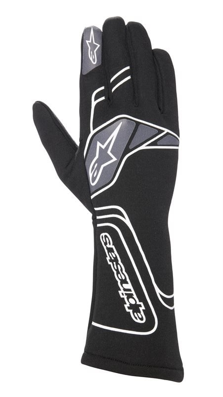 Gants de sport automobile Alpinestars Tech-1 start V3 FIA noirs