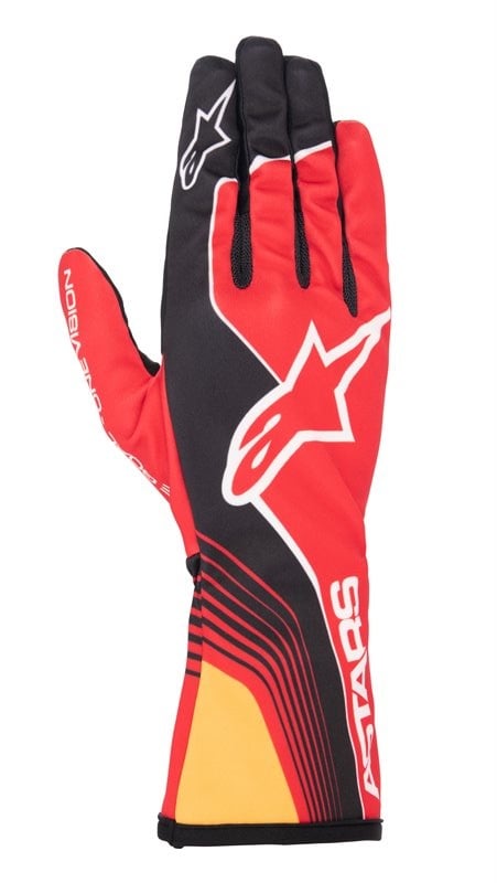 Gants Alpinestars Tech 1-K V2 Future Rouge/Mandarin