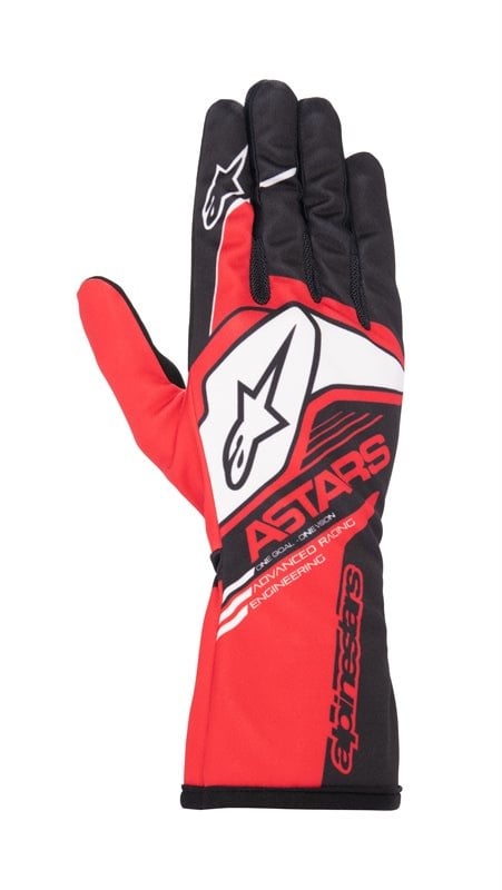 Gants Alpinestars Tech 1-K V2 Corporate noirs/rouges