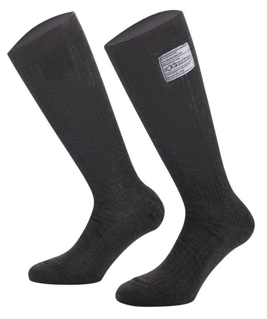 Chaussettes Alpinestars Race V4 noires FIA 8856-2018