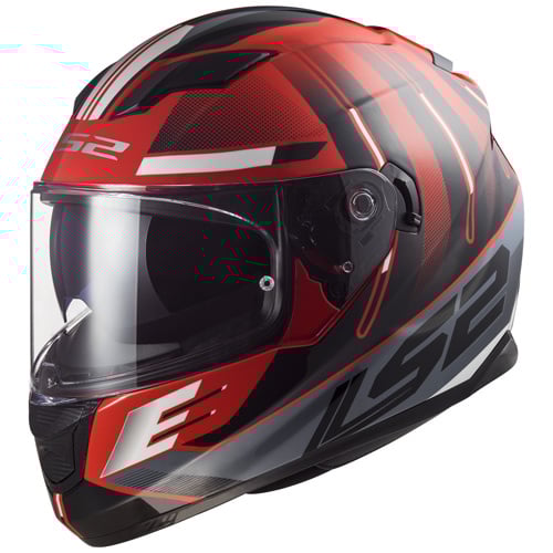 LS2 FF320 Stream evo noir/rouge