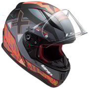 LS2 FF353 Rapid X-street noir mat/rouge