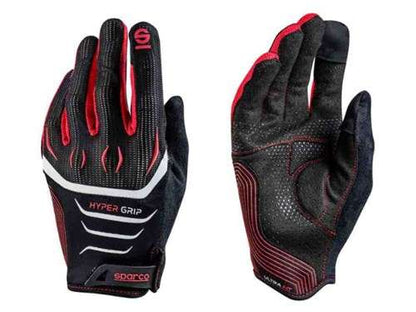Sparco handschoenen Hypergrip zwart/rood