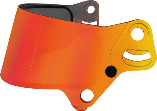 Visière miroir double écran antibrouillard rouge Bell SE07 (KC7 CMR) 