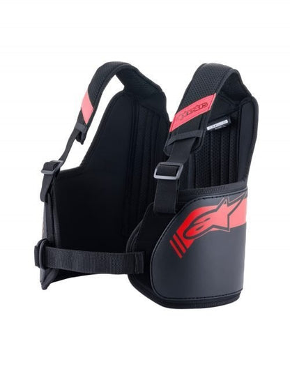 Protège-côtes Alpinestars Bionic pour enfants, noir/rouge