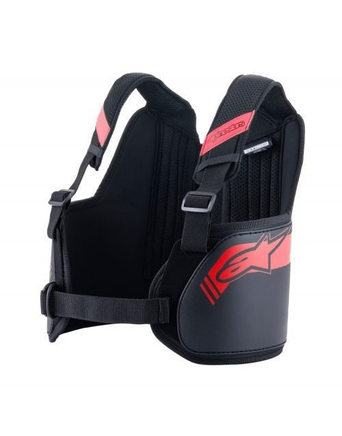 Protège-côtes Alpinestars Bionic pour enfants, noir/rouge