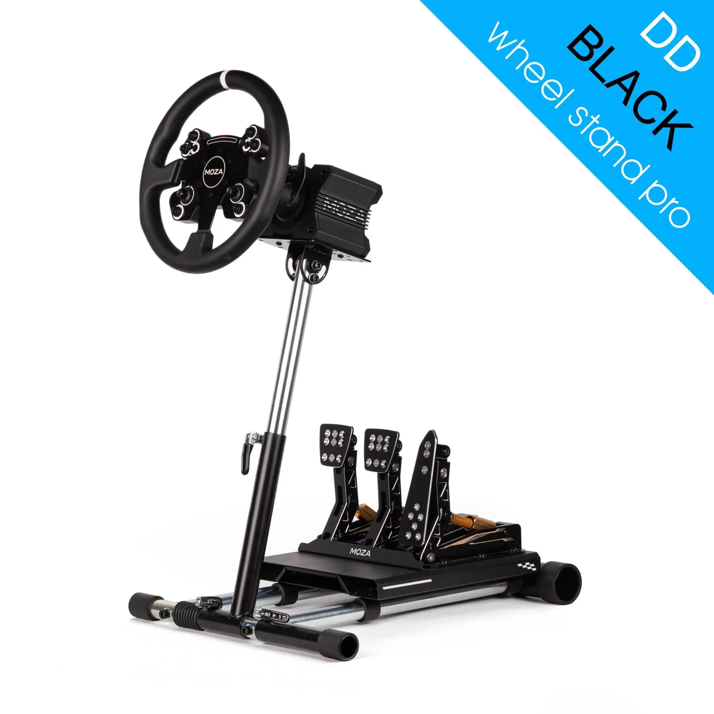 Wheel Stand Pro DD for Logitech, Fanatec, Moza Racing R9, R12 - BLACK