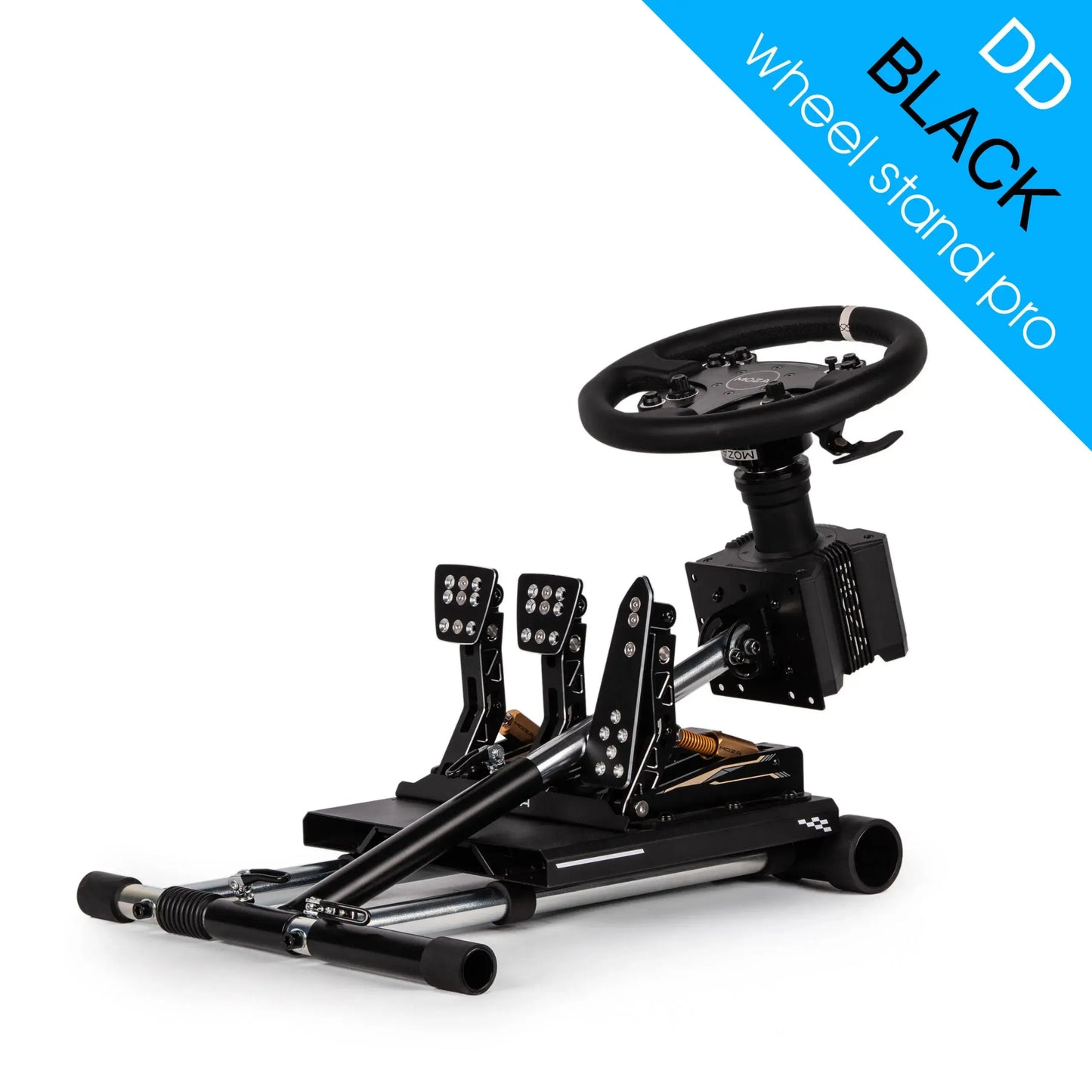 Wheel Stand Pro DD for Logitech, Fanatec, Moza Racing R9, R12 - BLACK