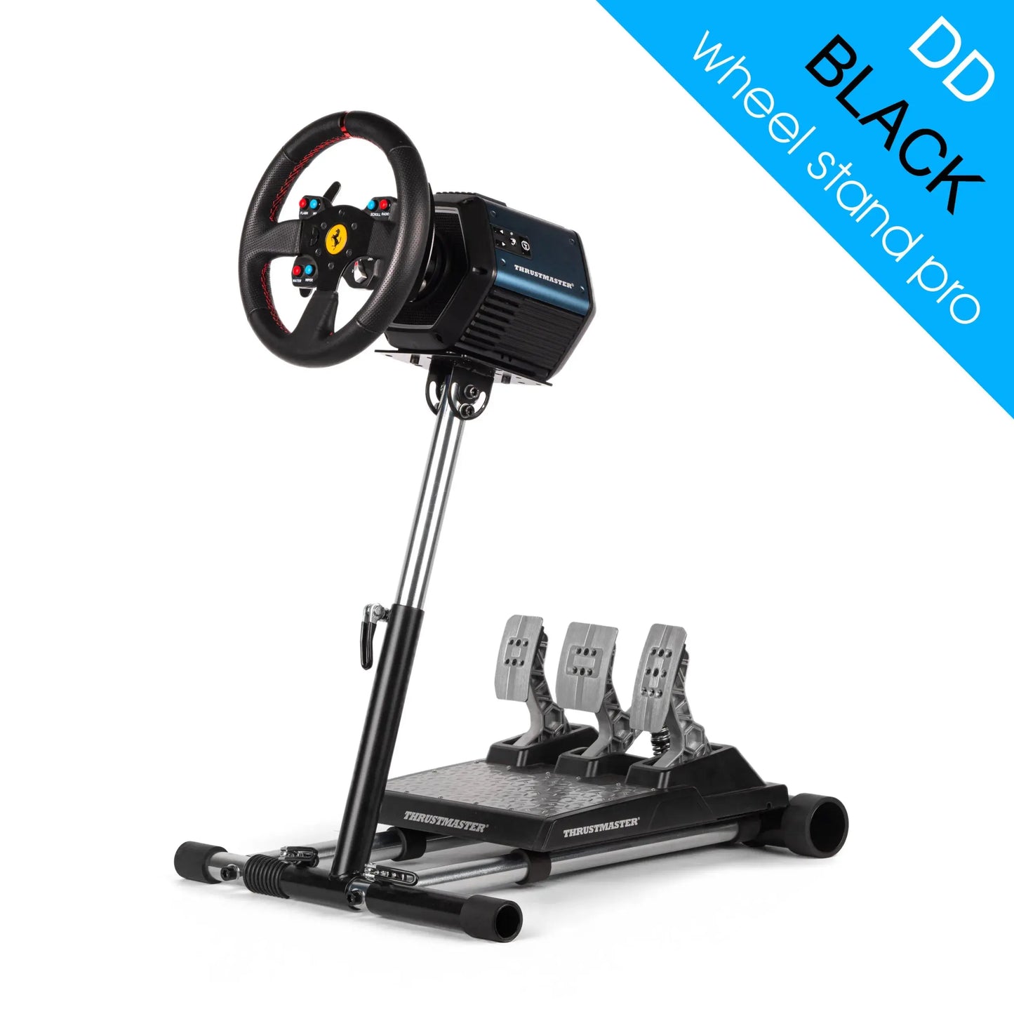 Wheel Stand Pro DD for Logitech, Fanatec, Moza Racing R9, R12 - BLACK