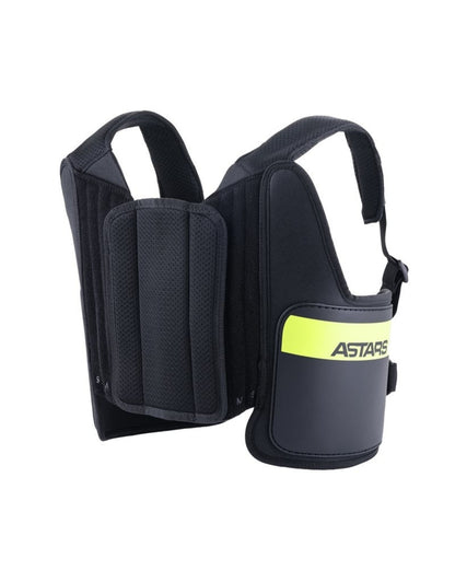 Protège-côtes Alpinestars Bionic pour enfants, noir/jaune fluo