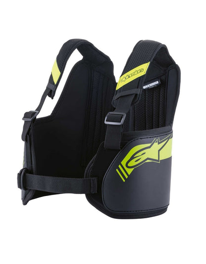 Protège-côtes Alpinestars Bionic pour enfants, noir/jaune fluo