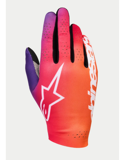Alpinestars Sim racing handschoenen graphic 2 oranje / neon paars / wit - KartKings
