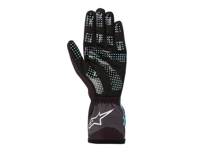 Alpinestars Tech 1-K glove zwart / turqoise - KartKings