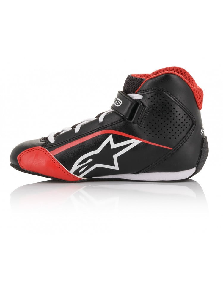 Alpinestars Tech-1 K S (chaussures de karting pour enfants) NOIR/BLANC/ROUGE
