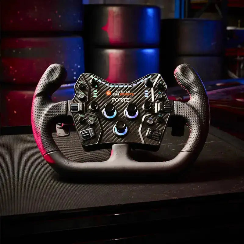 Asetek SimSports Forte GT Button Box (Black, Aluminum)