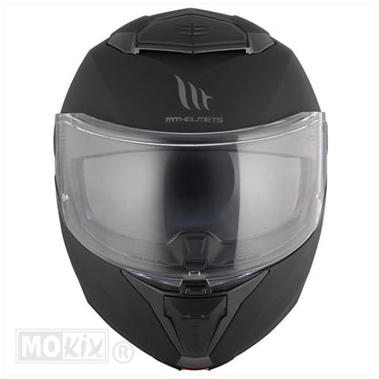 Casque système MT Helmets noir mat