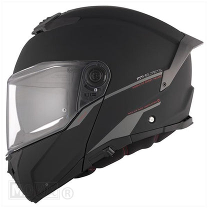 Casque système MT Helmets noir mat
