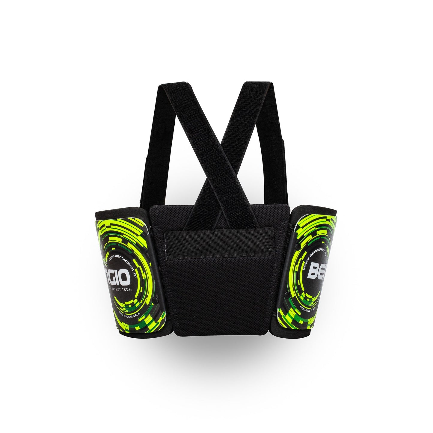 Pare-chocs Bengio noir/jaune fluo modèle femme