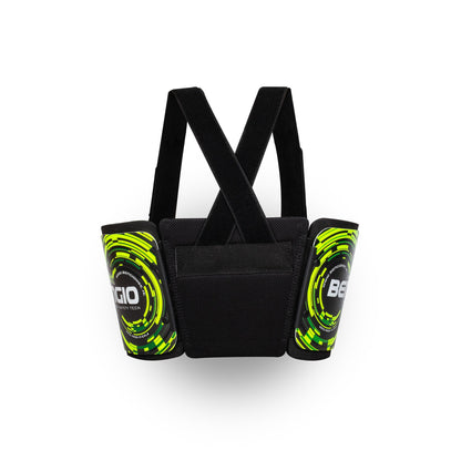Pare-chocs Bengio noir/jaune fluo modèle femme