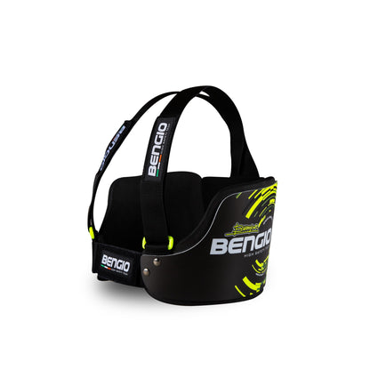 Pare-chocs Bengio noir/jaune fluo modèle femme