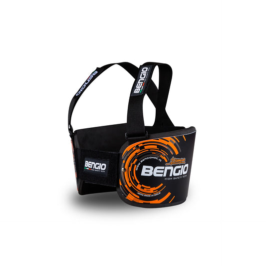 Protection de pare-chocs Bengio noire/orange fluo