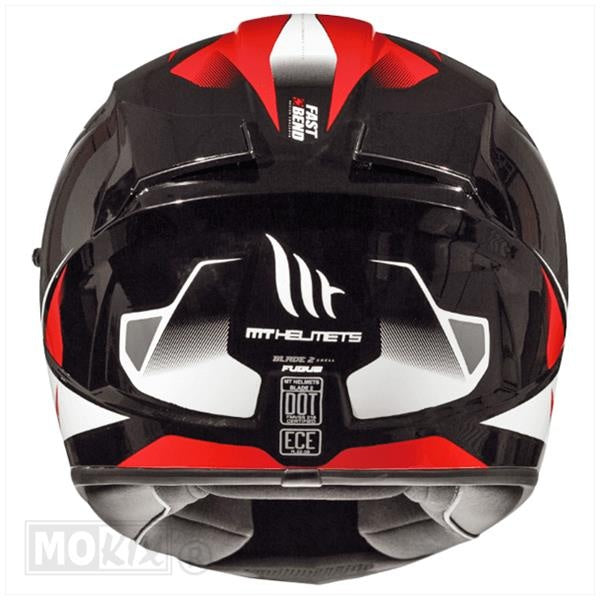 Casque MT Blade 2 SV Fugue C1 Rouge/Noir